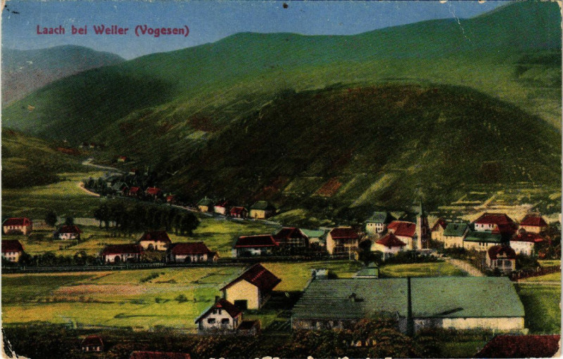 Carte postale ancienne Laach b. Weiler
