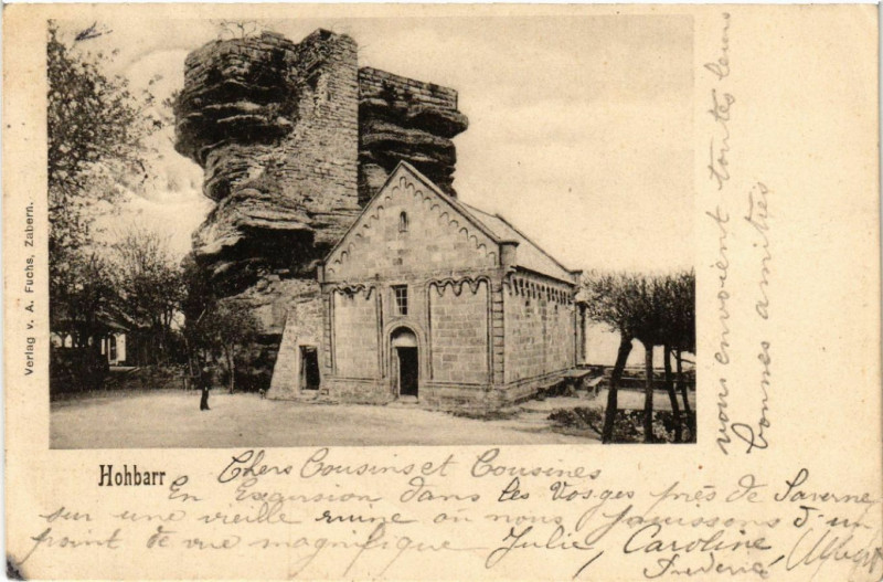 Carte postale ancienne Hohbarr à Barr