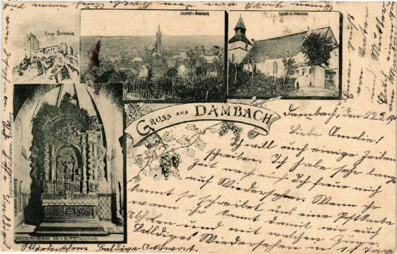 Carte postale ancienne Gross aus Dambach à Dambach