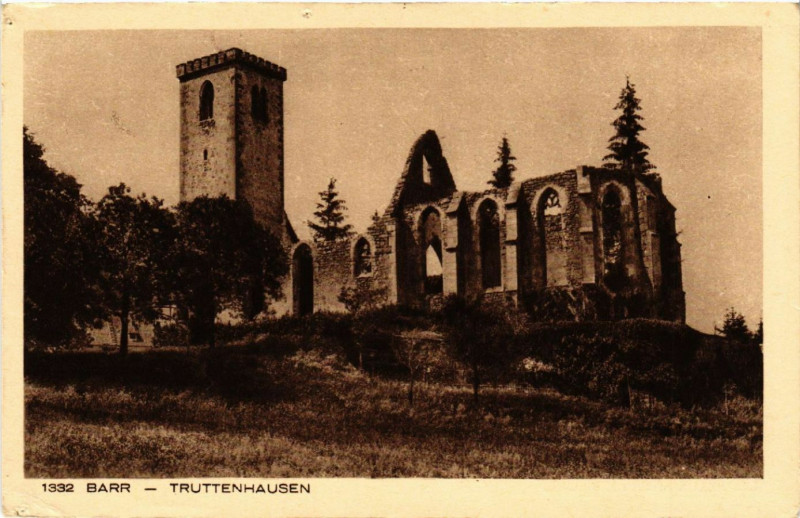 Carte postale ancienne Barr - Truttenhausen à Barr