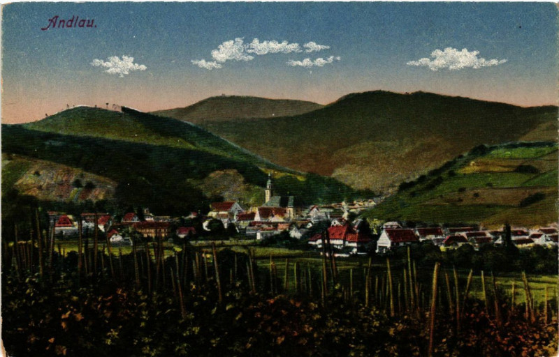 Carte postale ancienne Andlau à Andlau