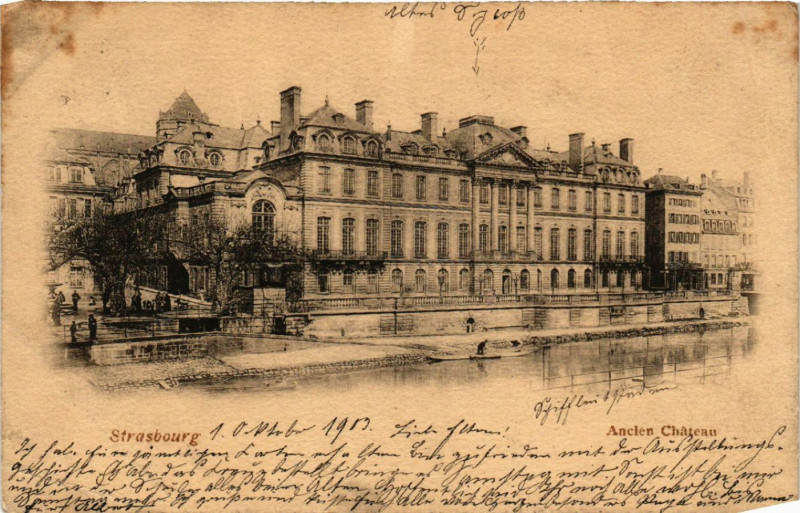Carte postale ancienne Strassburg Ancien Chateau