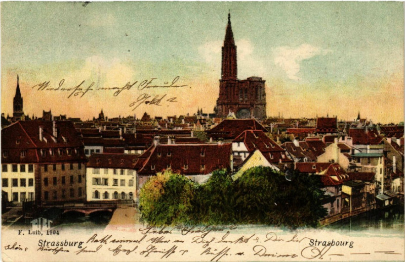 Carte postale ancienne Strassburg