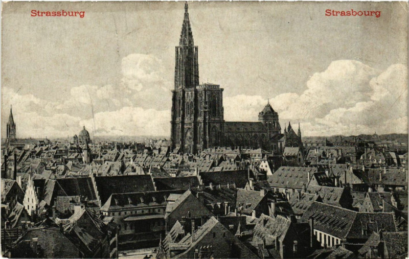 Carte postale ancienne Strassburg
