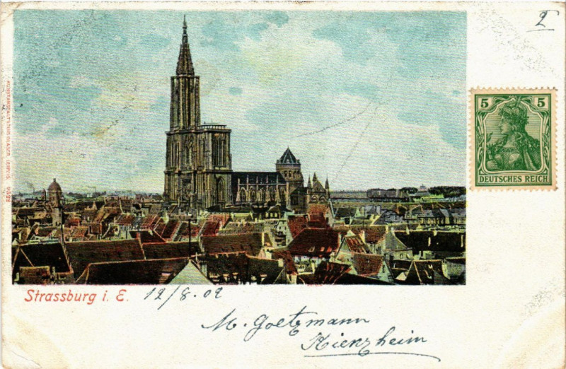 Carte postale ancienne Strassburg