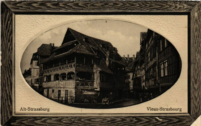 Carte postale ancienne Strassburg Vieux Strasbourg à Strasbourg