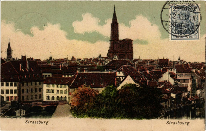 Carte postale ancienne Strassburg