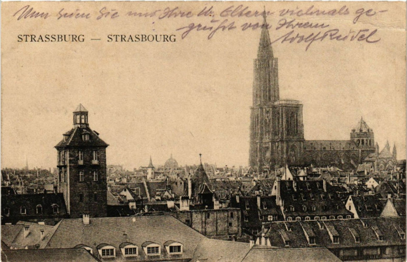 Carte postale ancienne Strassburg