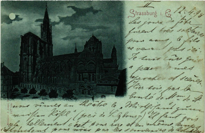 Carte postale ancienne Strassburg
