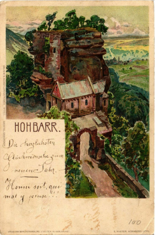 Carte postale ancienne Hohbarr à Barr