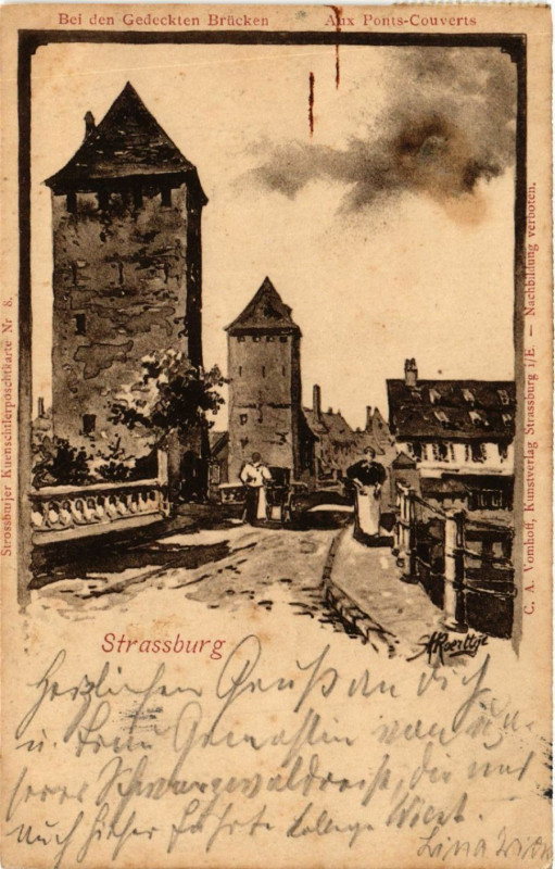 Carte postale ancienne Strassburg