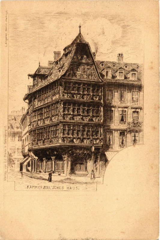 Carte postale ancienne KammerZELL'sches Haus