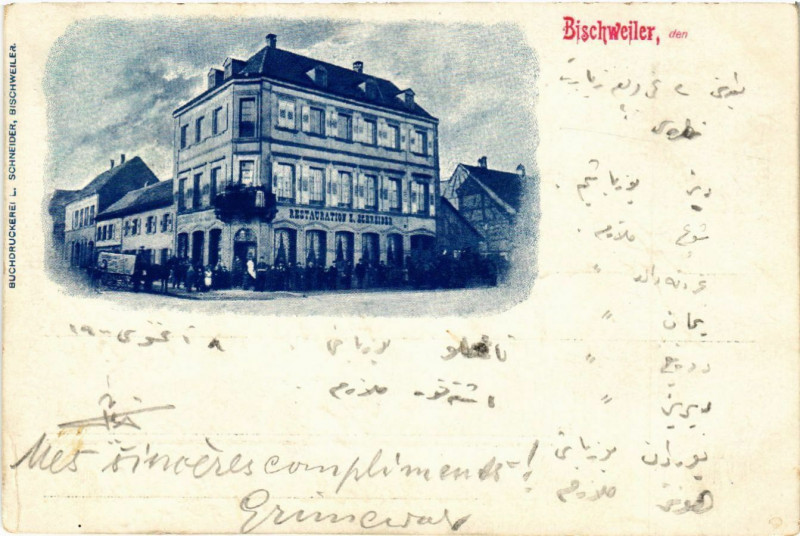 Carte postale ancienne Bischweiler den