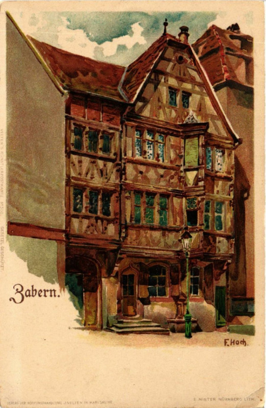 Carte postale ancienne Babern