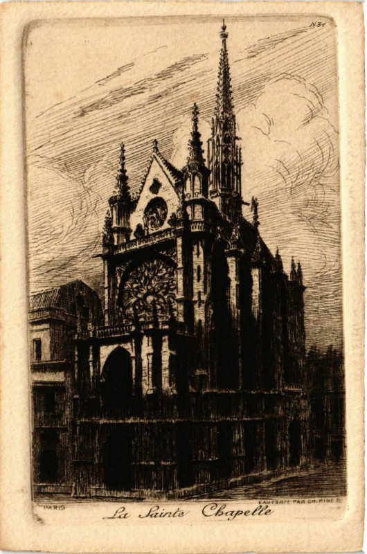Carte postale ancienne La Sainte-Chapelle