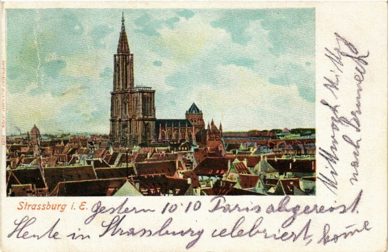 Carte postale ancienne Strassburg