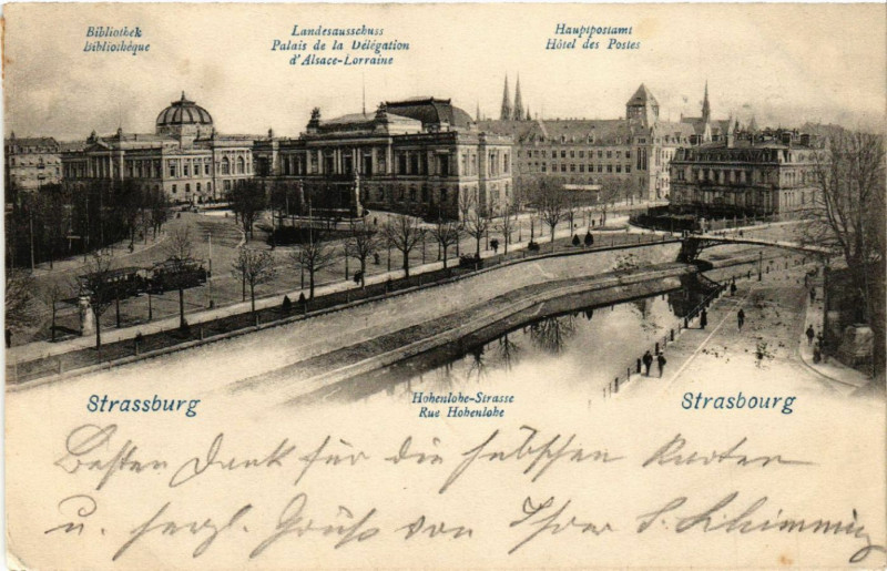 Carte postale ancienne Strassburg