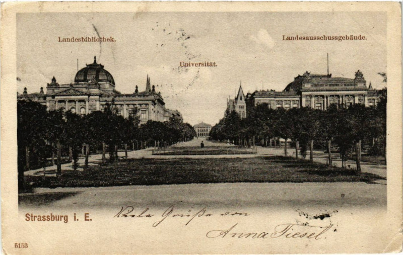 Carte postale ancienne Strassburg