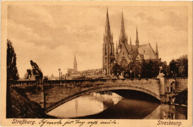 Carte postale ancienne Strassburg