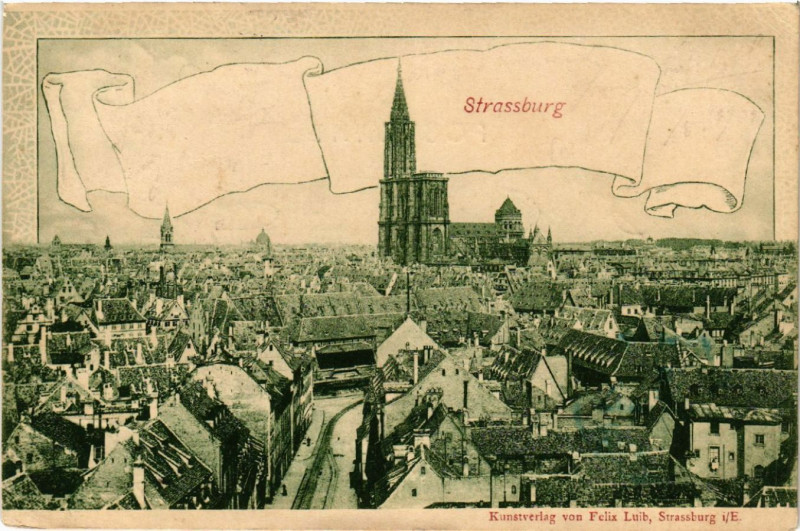 Carte postale ancienne Strassburg