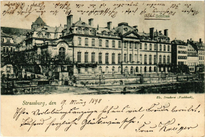 Carte postale ancienne Strassburg