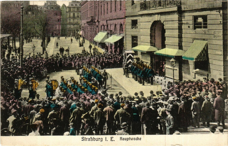 Carte postale ancienne Strasbourg - Raupfwache à Strasbourg