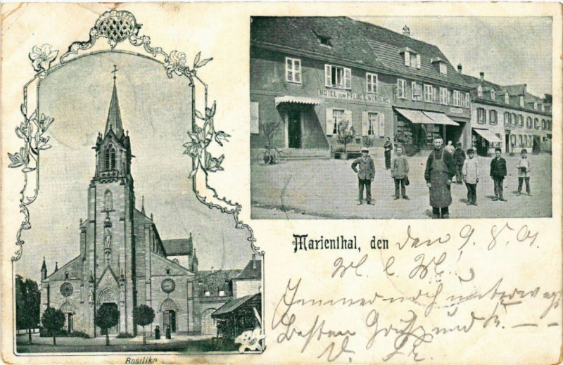 Carte postale ancienne Marienthal den - Basilike