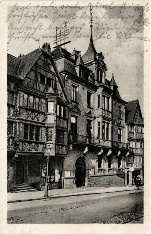 Carte postale ancienne Zabern - Das Burgermeisteramt