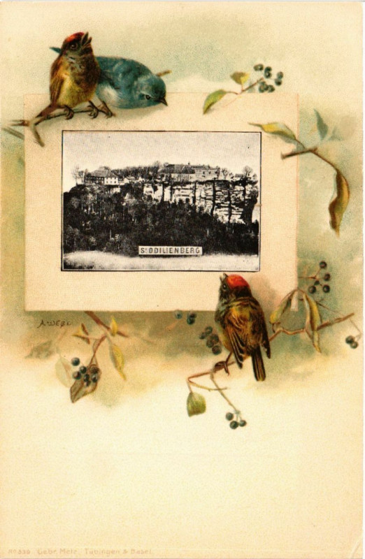 Carte postale ancienne Saint-Odilienberg à Berg