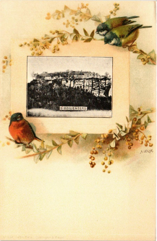 Carte postale ancienne Saint-Odilienberg à Berg
