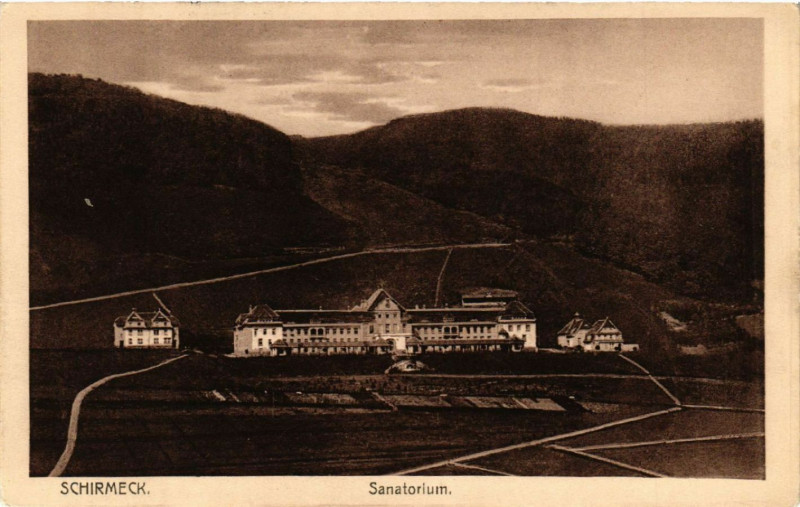 Carte postale ancienne Schirmeck-Sanatorium à Schirmeck