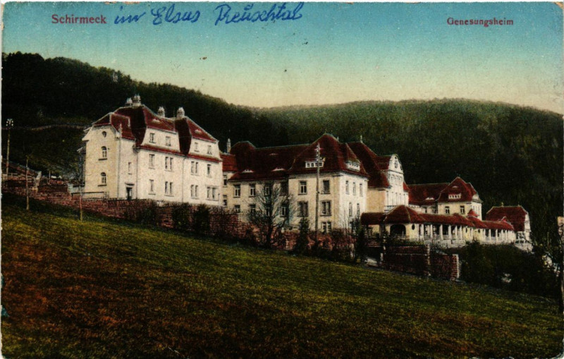 Carte postale ancienne Schirmeck-Genesungsheim à Schirmeck