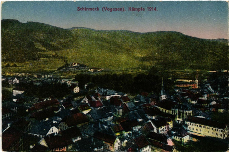 Carte postale ancienne Schirmeck Vosges à Schirmeck