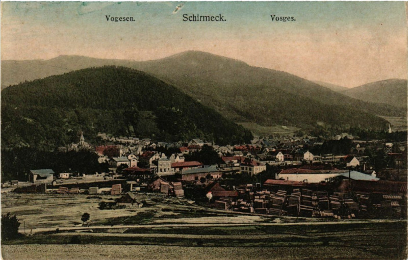 Carte postale ancienne Schirmeck Vosges à Schirmeck