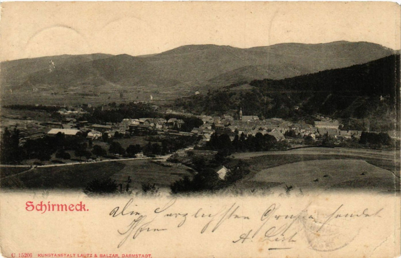 Carte postale ancienne Schirmeck à Schirmeck