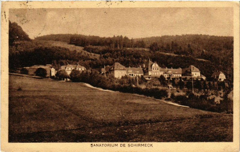 Carte postale ancienne Sanatorium de Schirmeck à Schirmeck