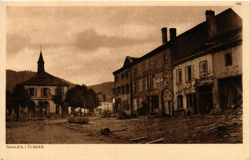 Carte postale ancienne Saales i. Elsass à Saales