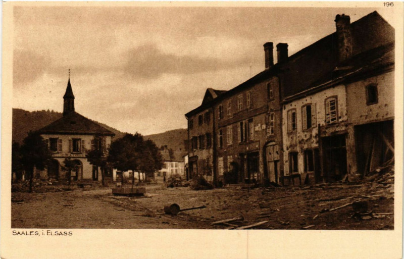 Carte postale ancienne Saales i. Elsass à Saales