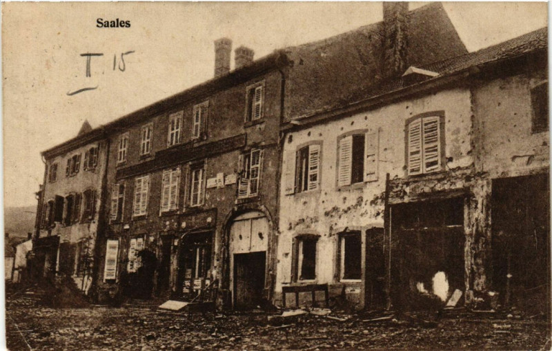 Carte postale ancienne Saales à Saales