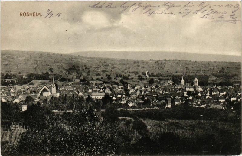 Carte postale ancienne Rosheim à Rosheim