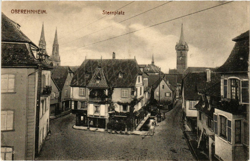 Carte postale ancienne Oberehnheim-Sternplatz