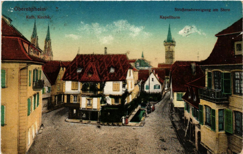 Carte postale ancienne Oberehnheim