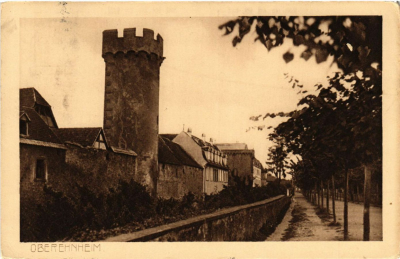 Carte postale ancienne Oberehnheim