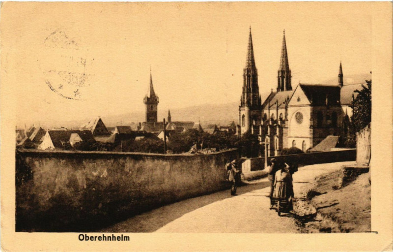 Carte postale ancienne Oberehnheim
