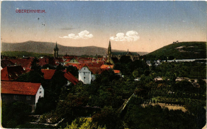 Carte postale ancienne Oberehnheim