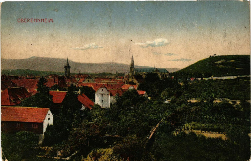 Carte postale ancienne Oberehnheim