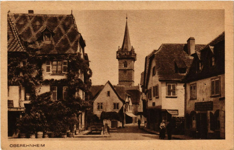 Carte postale ancienne Oberehnheim