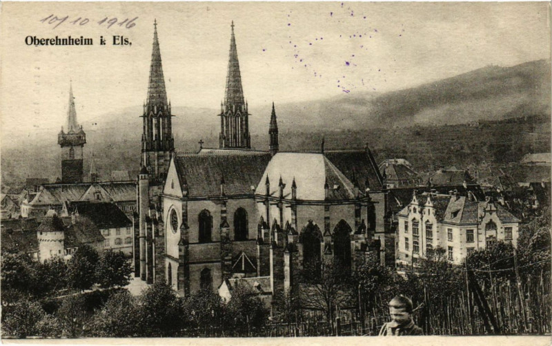 Carte postale ancienne Oberehnheim