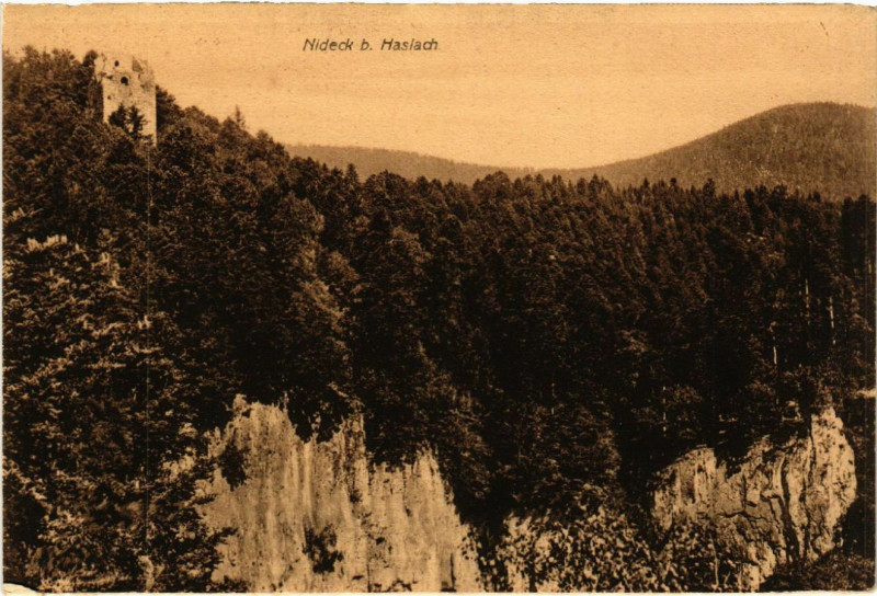 Carte postale ancienne Nideck b. Haslach
