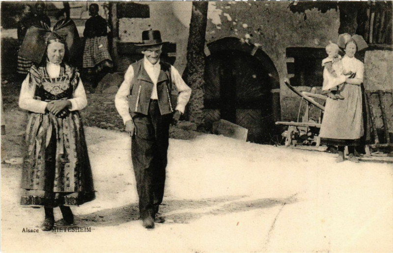 Carte postale ancienne Mietesheim Alsace à Mietesheim